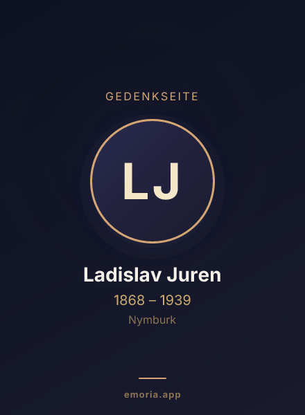 Gedenkportrait von Ladislav Juren
