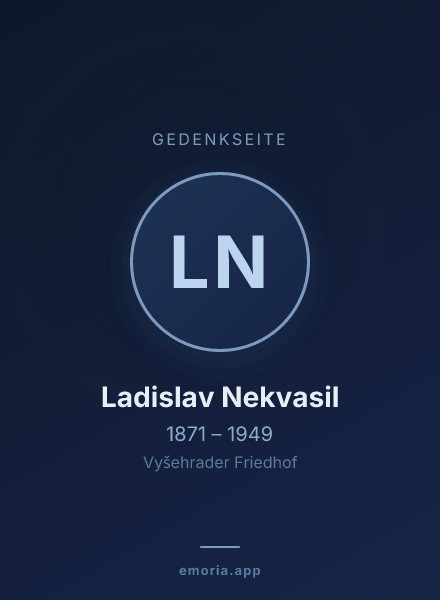 Gedenkportrait von Ladislav Nekvasil