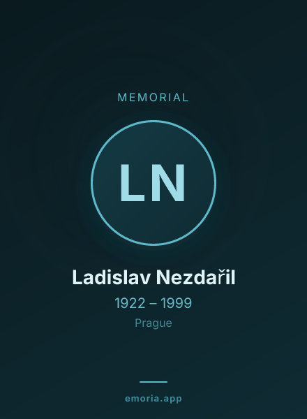 Memorial portrait of Ladislav Nezdařil