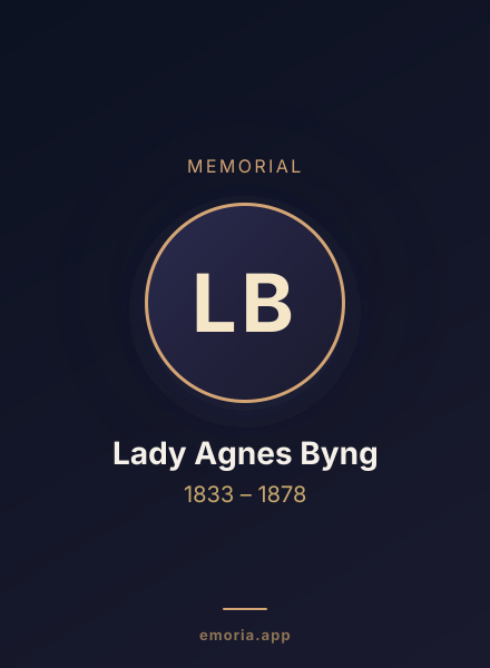 Memorial portrait of Lady Agnes Byng