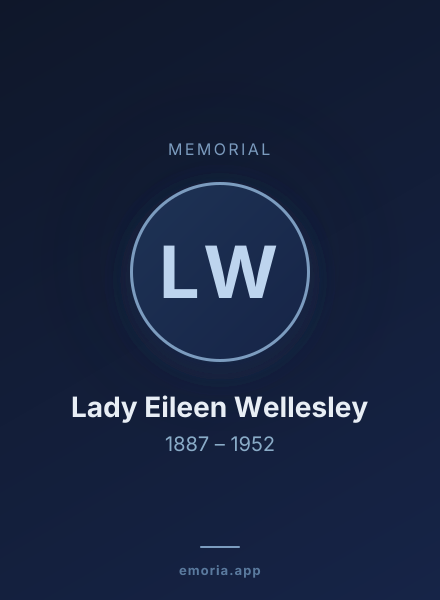 Memorial portrait of Lady Eileen Wellesley
