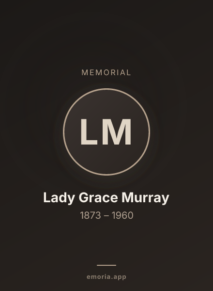 Memorial portrait of Lady Grace Murray