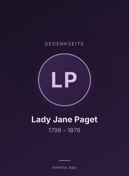 Gedenkportrait von Lady Jane Paget