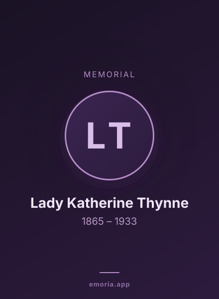 Memorial portrait of Lady Katherine Thynne