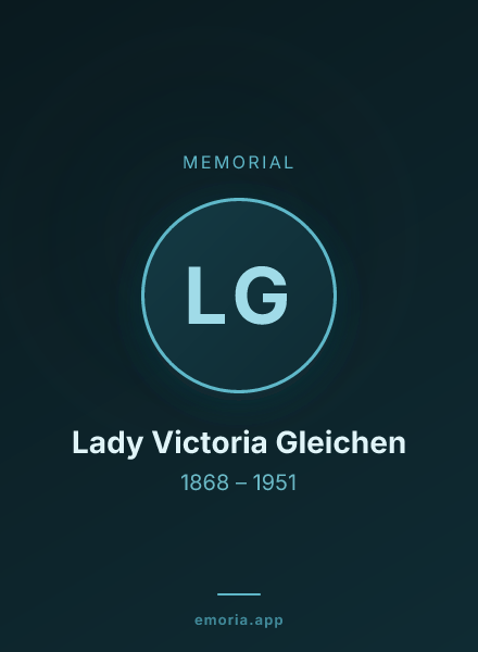 Memorial portrait of Lady Victoria Gleichen