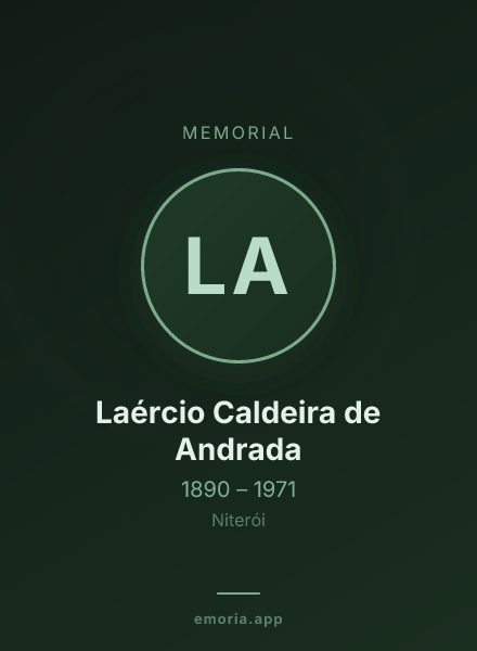 Memorial portrait of Laércio Caldeira de Andrada