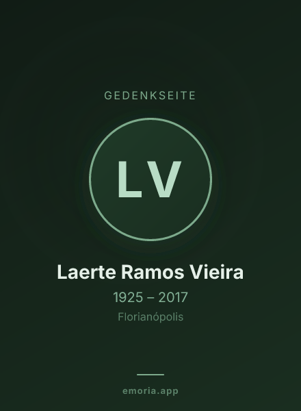 Gedenkportrait von Laerte Ramos Vieira