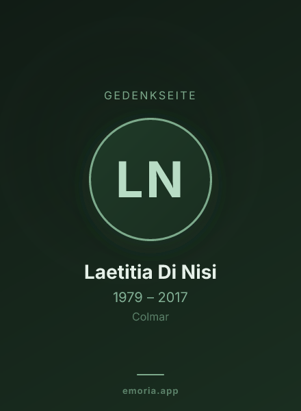 Gedenkportrait von Laetitia Di Nisi