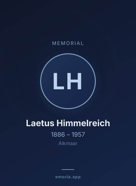Memorial portrait of Laetus Himmelreich