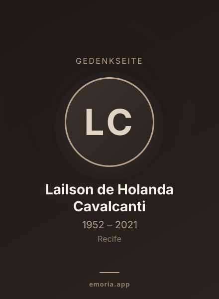 Gedenkportrait von Lailson de Holanda Cavalcanti