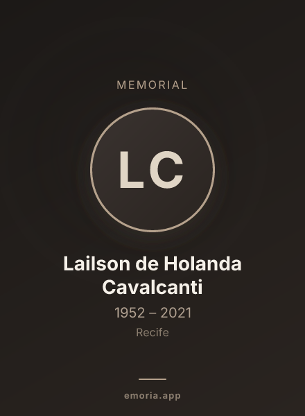 Memorial portrait of Lailson de Holanda Cavalcanti
