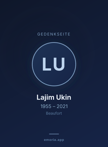 Gedenkportrait von Lajim Ukin