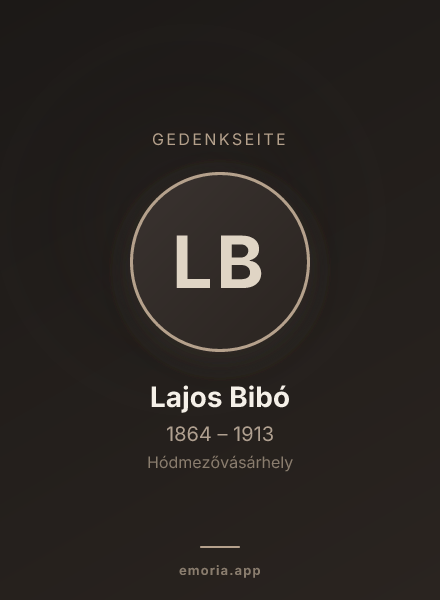 Gedenkportrait von Lajos Bibó