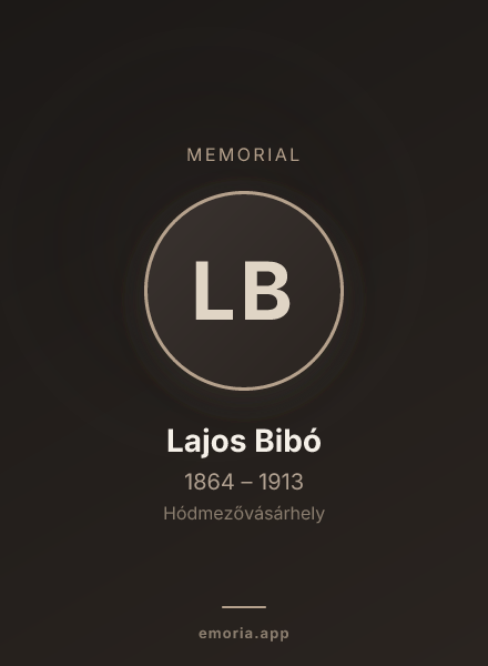 Memorial portrait of Lajos Bibó