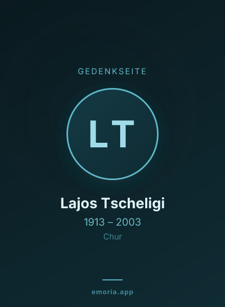Gedenkportrait von Lajos Tscheligi