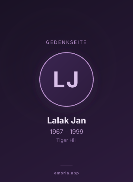 Gedenkportrait von Lalak Jan