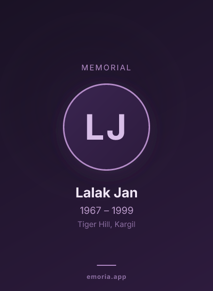 Memorial portrait of Lalak Jan