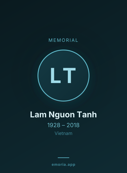 Memorial portrait of Lam Nguon Tanh