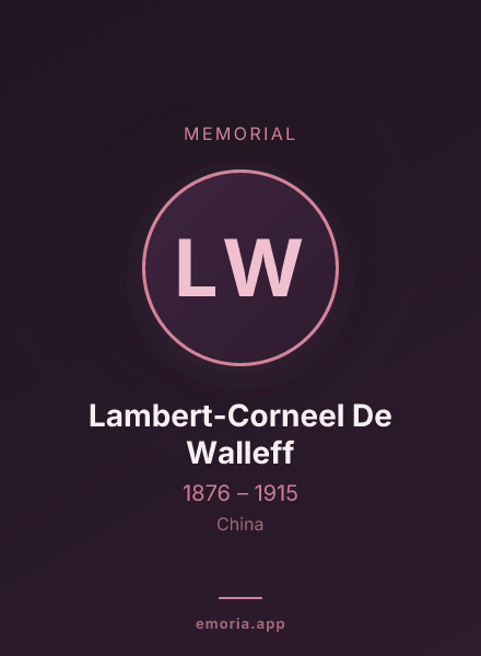 Memorial portrait of Lambert-Corneel De Walleff