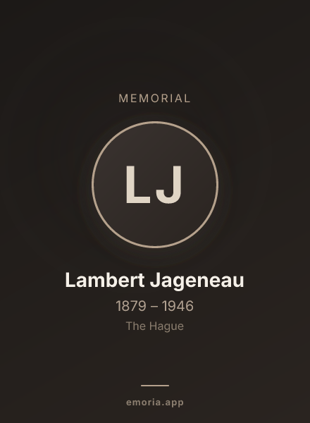 Memorial portrait of Lambert Jageneau