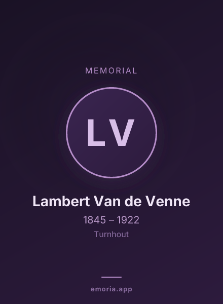 Memorial portrait of Lambert Van de Venne