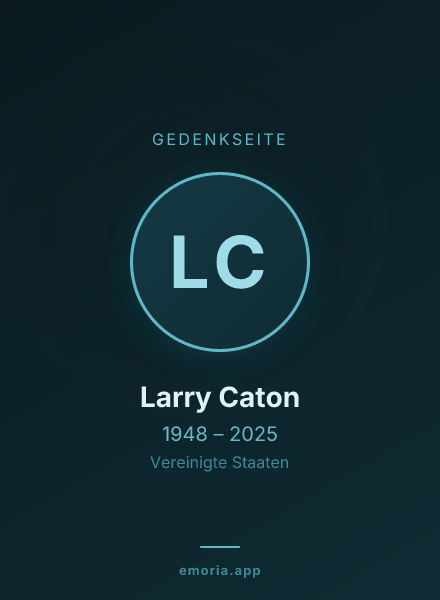 Gedenkportrait von Larry Caton