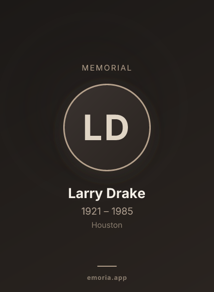 Memorial portrait of Larry Drake