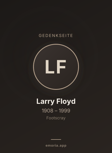 Gedenkportrait von Larry Floyd
