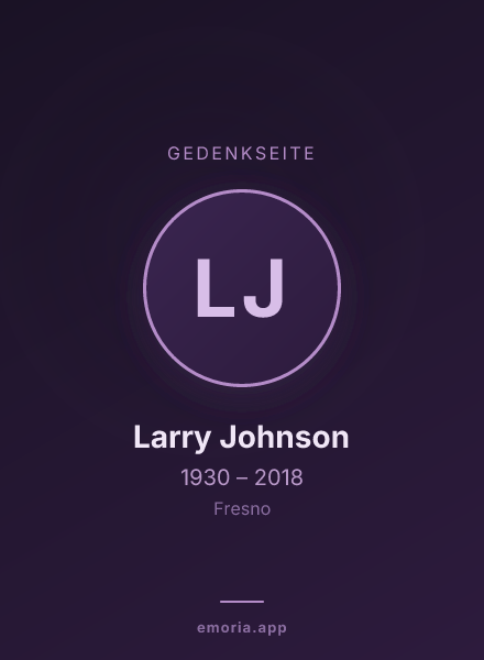 Gedenkportrait von Larry Johnson