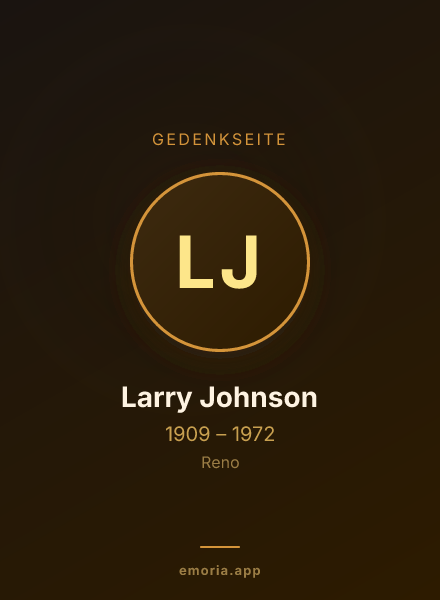 Gedenkportrait von Larry Johnson