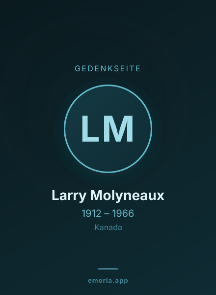 Gedenkportrait von Larry Molyneaux
