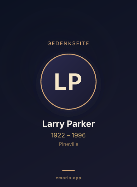 Gedenkportrait von Larry Parker