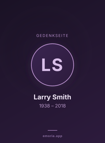 Gedenkportrait von Larry Smith