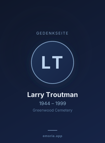 Gedenkportrait von Larry Troutman