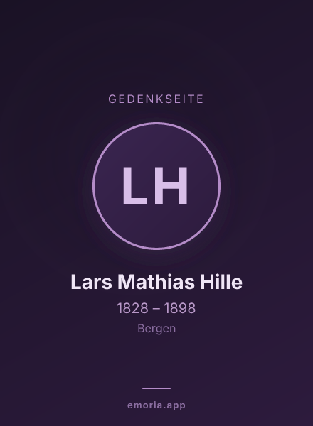 Gedenkportrait von Lars Mathias Hille