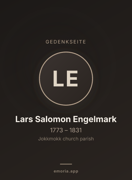 Gedenkportrait von Lars Salomon Engelmark