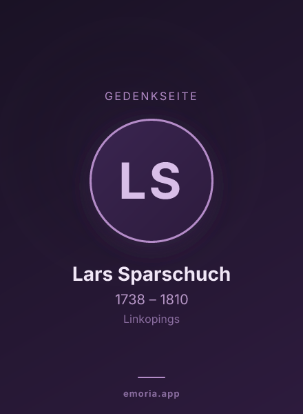 Gedenkportrait von Lars Sparschuch