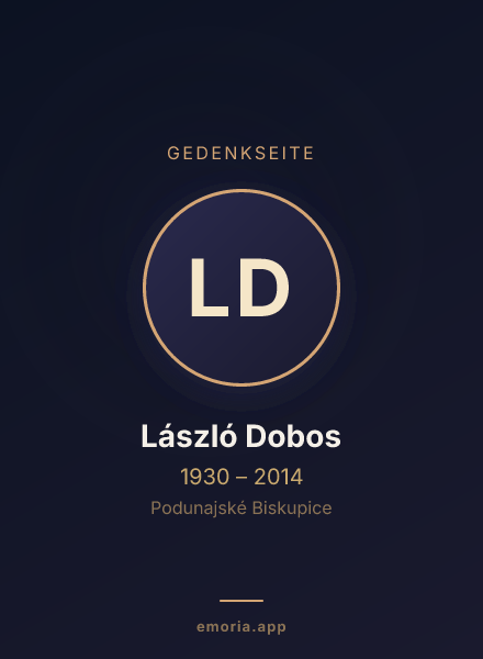 Gedenkportrait von László Dobos