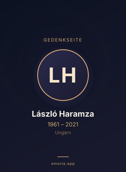 Gedenkportrait von László Haramza