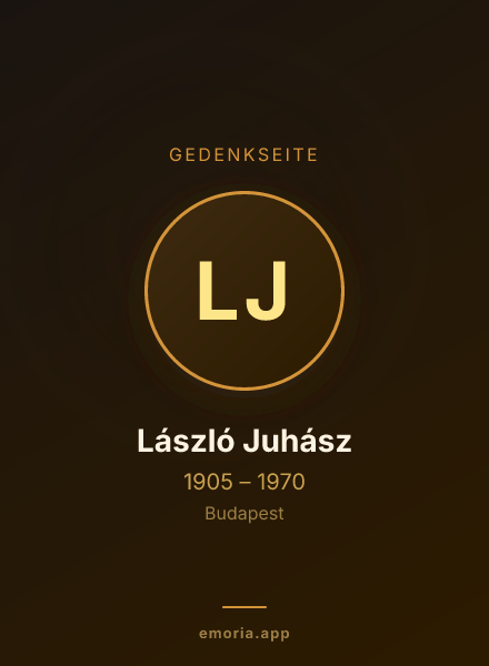Gedenkportrait von László Juhász