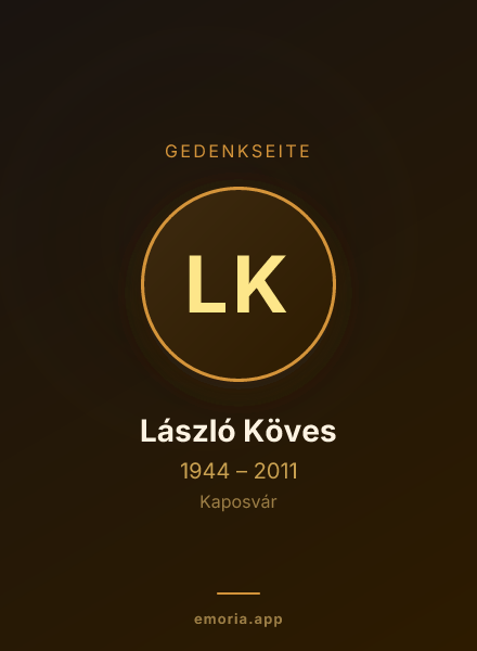 Gedenkportrait von László Köves