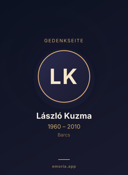 Gedenkportrait von László Kuzma