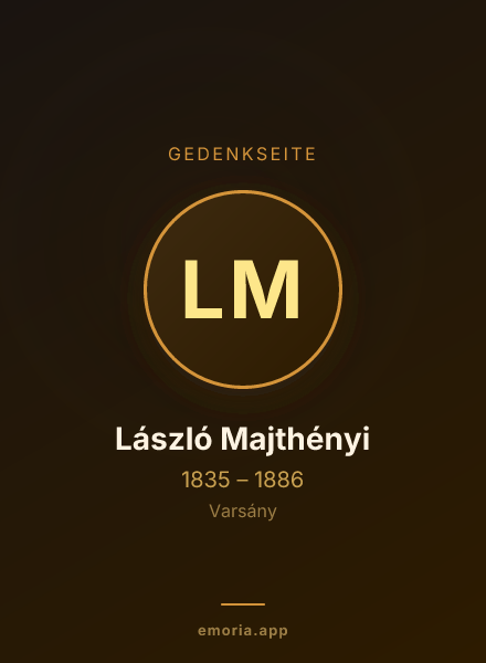 Gedenkportrait von László Majthényi