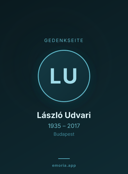 Gedenkportrait von László Udvari