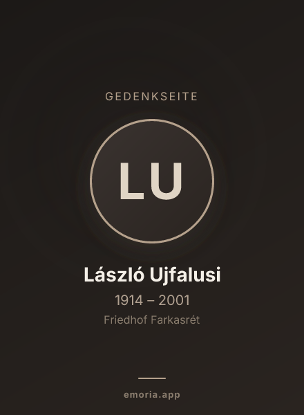 Gedenkportrait von László Ujfalusi