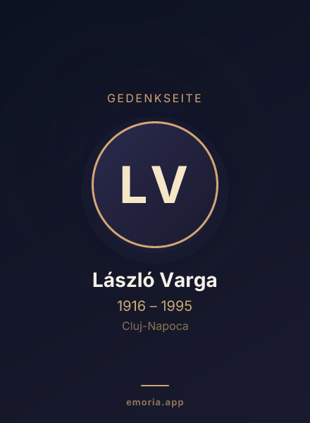 Gedenkportrait von László Varga