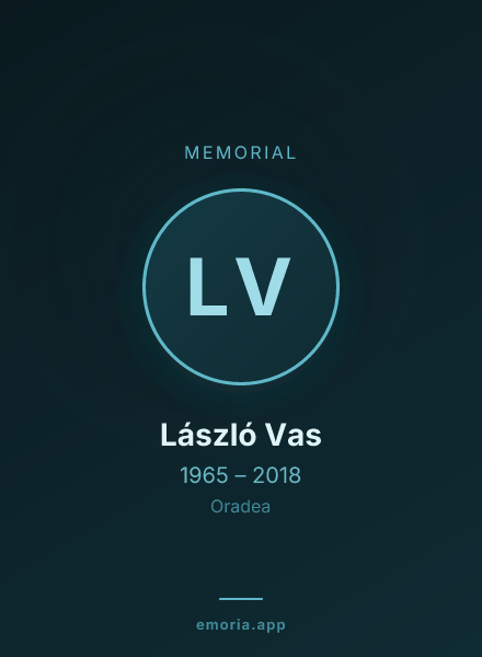 Memorial portrait of László Vas