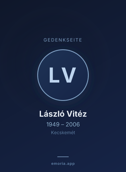 Gedenkportrait von László Vitéz