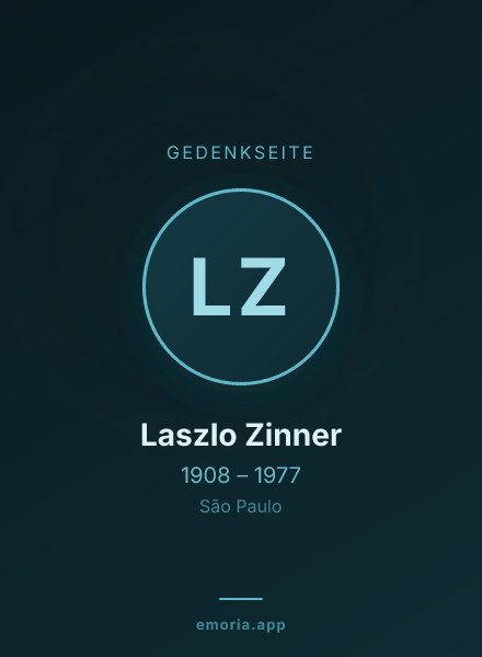 Gedenkportrait von Laszlo Zinner