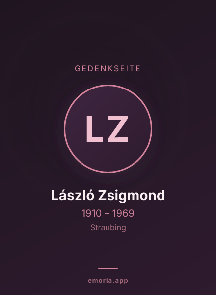 Gedenkportrait von László Zsigmond